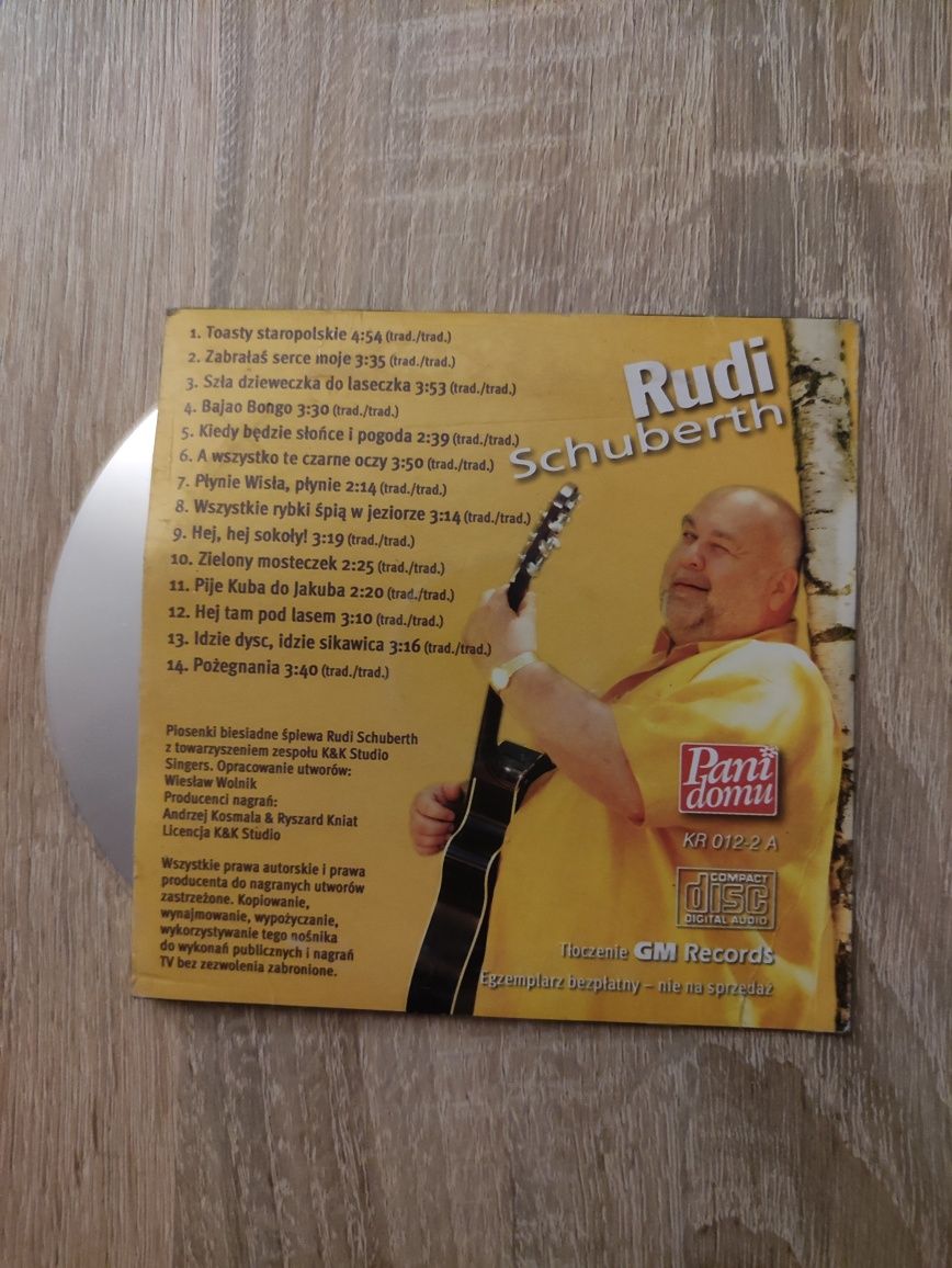 Płyta CD// Rudi schuberth wielka biesiada