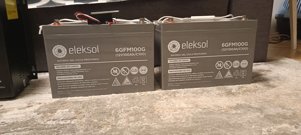 Комплект ДБЖ: інвертор, акумулятор, балансір