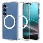 Spigen Ultra Hybrid Mag Magsafe Galaxy S25+ Plus Clear/White