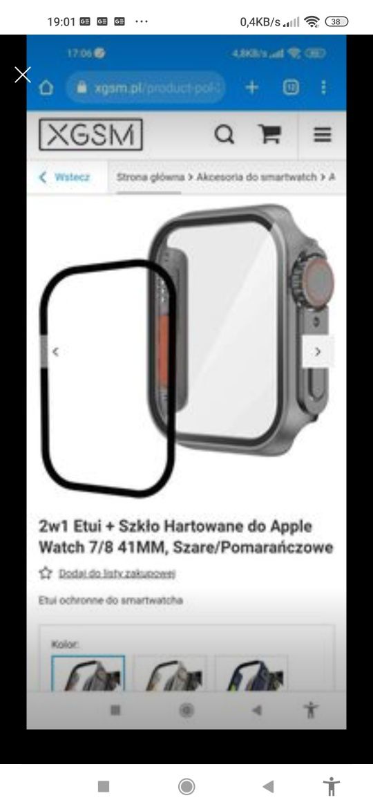 2w1 Etui Z Wbudowanym Szkłem Do Apple