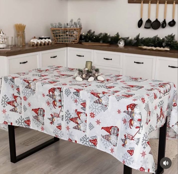 Різдвяні скатертини, новорічні скатертини, скатертина на різдво