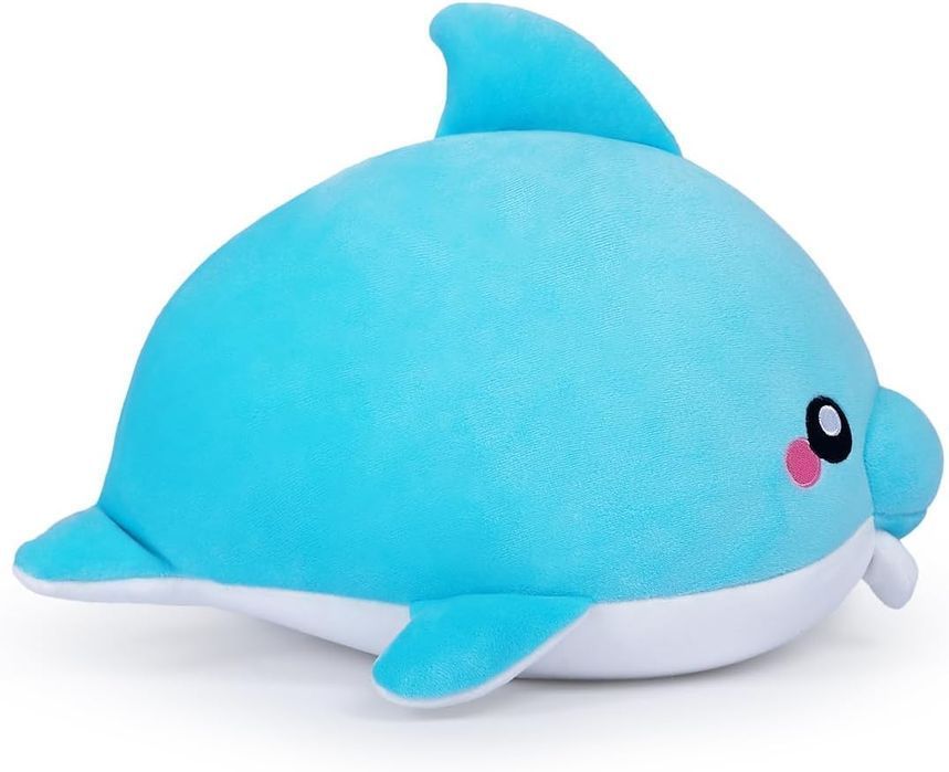 Maskotka Przytulanka 25 cm Delfin Pluszowa Zabawka Do Przytulania