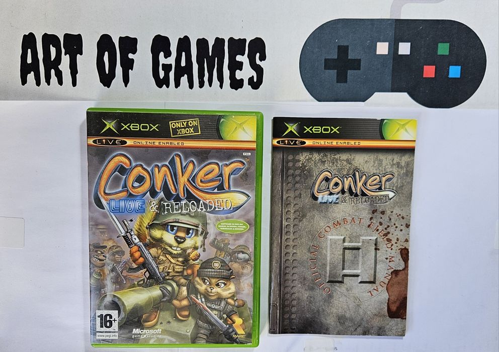 Conker Live & Reloaded Xbox Classic Komplet ANG