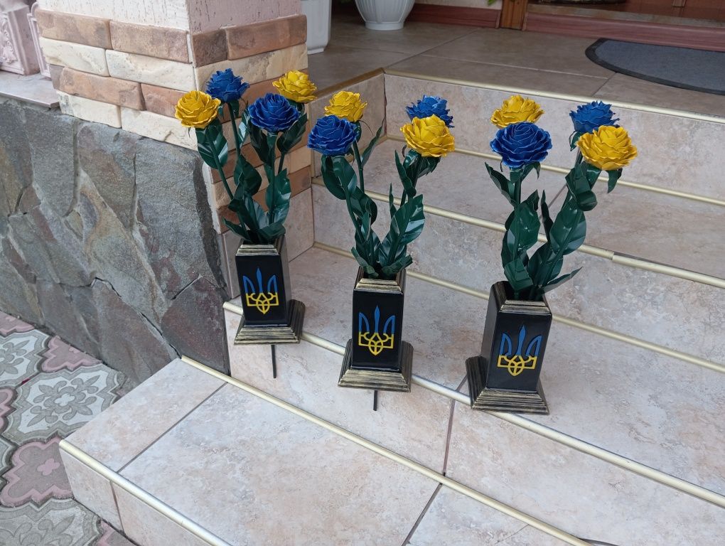 Ковані квіти,ковані троянди,ромашки
