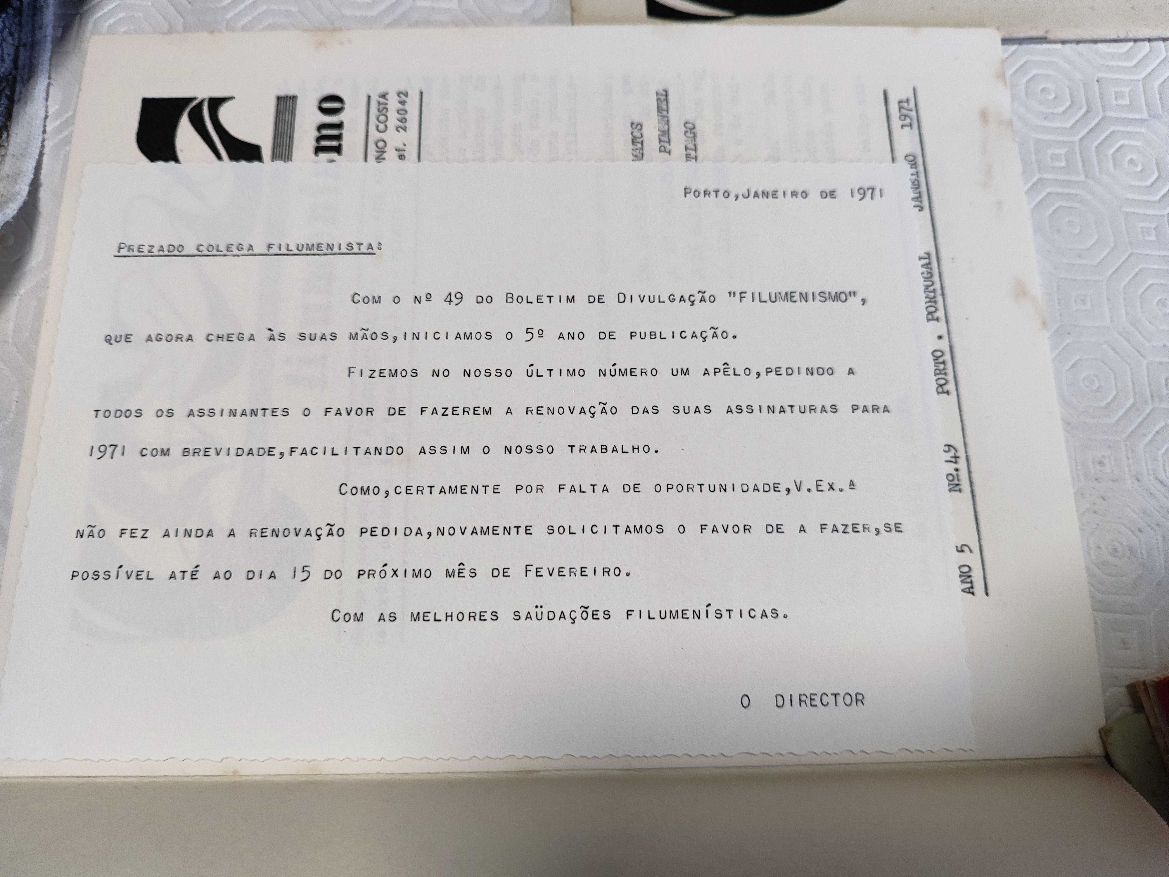 Revistas de Filumenismo de 1967 a 1971 - p/ colecionadores de fósforos