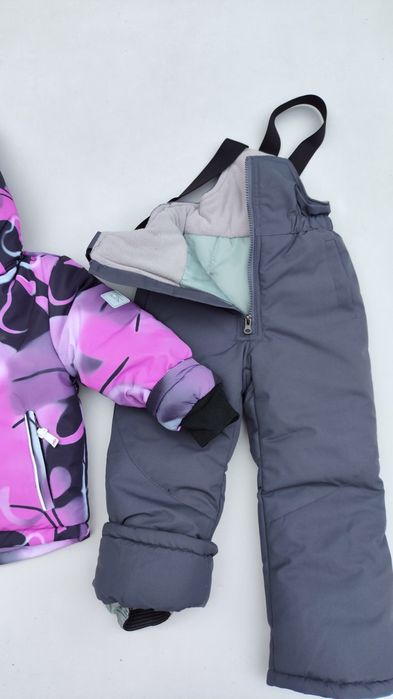 Зимовий термо комбінезон для дівчаток на зріст 86,92,98,104,110