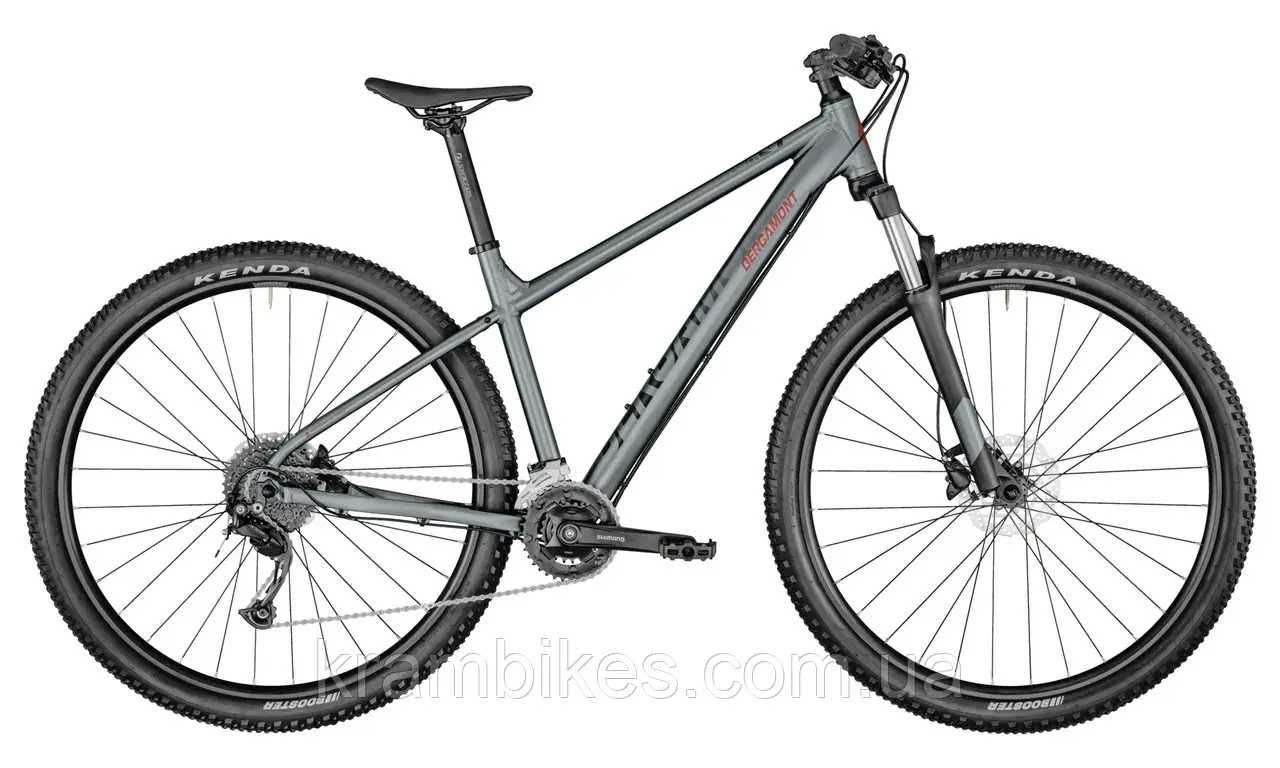 Велосипед гірський Bergamont Revox 4(2021) Колеса 27.5" M сірий, синій