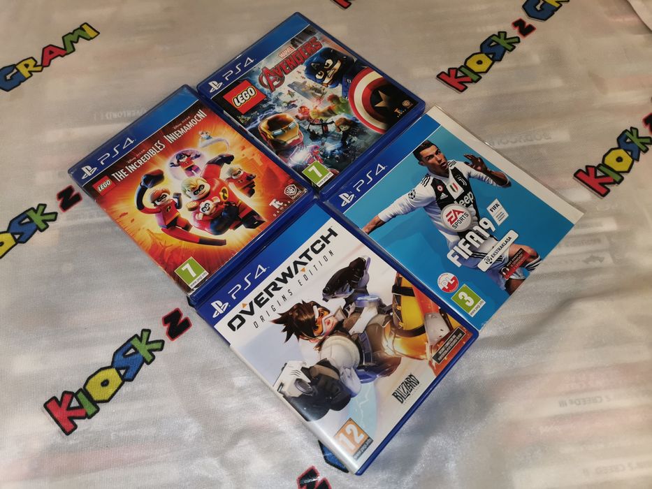 Zestaw 4 gry PS4 (Lego FIFA) WYPRZEDAŻ NADWYŻEK (cena za całość)