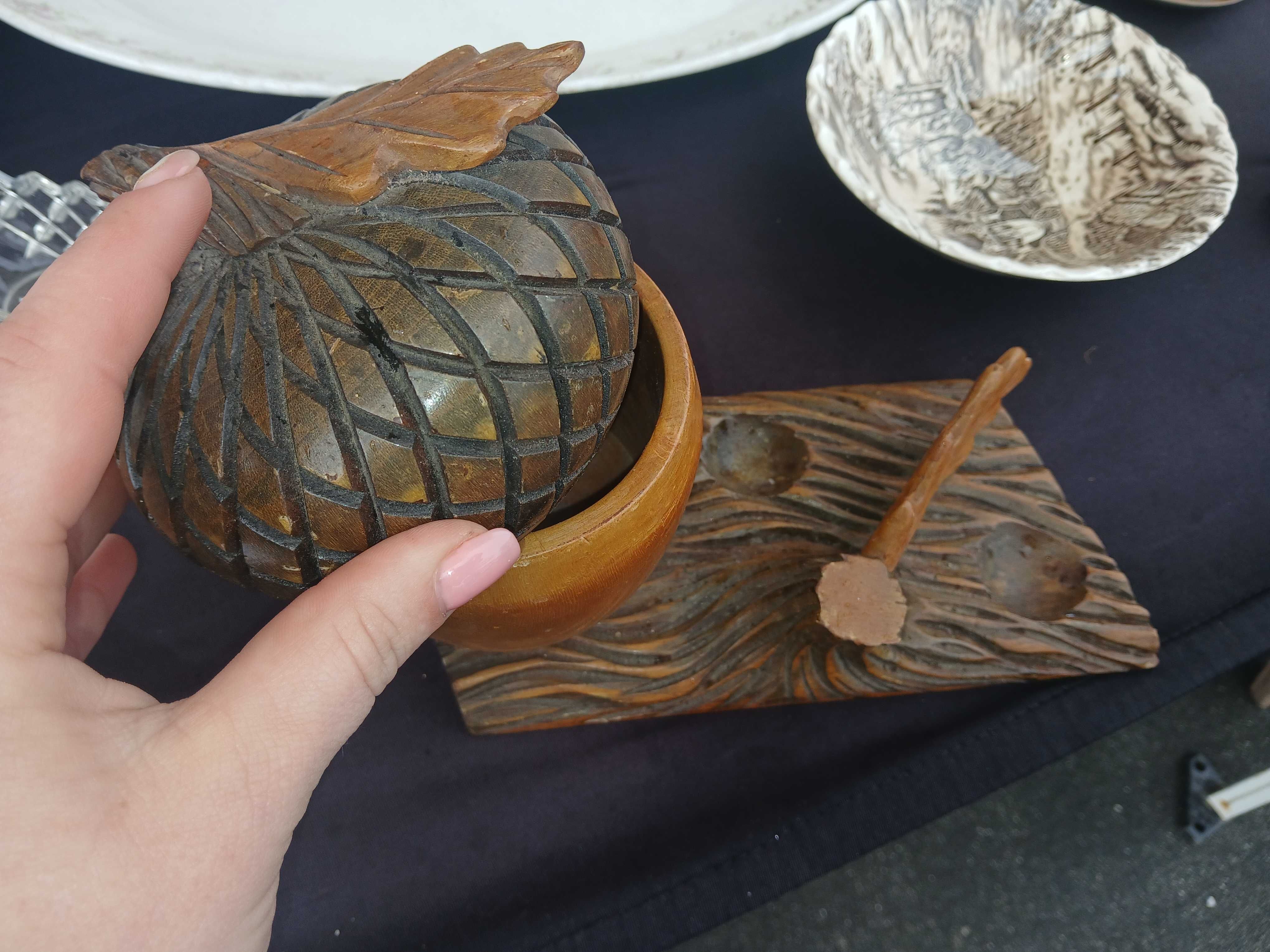 Caixa em madeira artesanal origem Franca