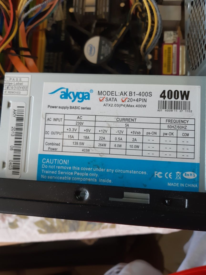 Zasilacz Akyga al b1- 400 400w