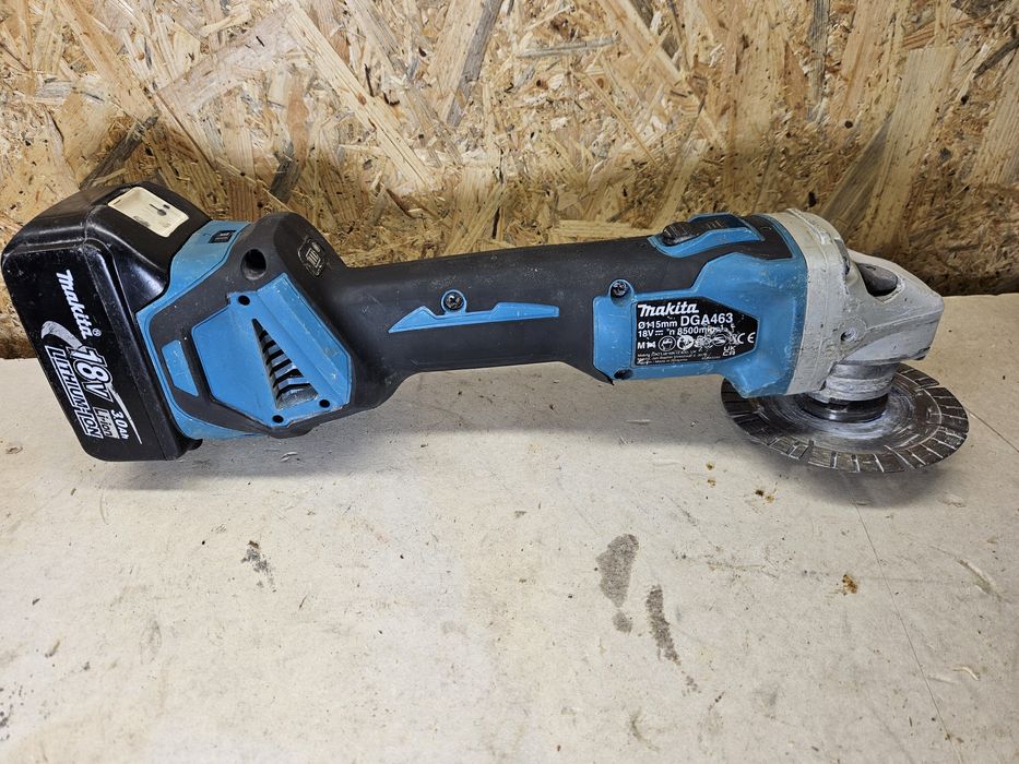 Makita DGA463 szlifierka akumulatorowa 18v brushless z regulacją