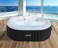 Jakuzzi Oval Arebos hidromassagem LED, SPA insuflável 190x120 (Usado)