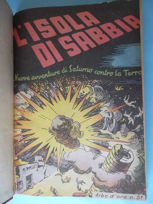 "Albo d'Oro" (1947) Números 51 a 60. BD clássica em italiano.