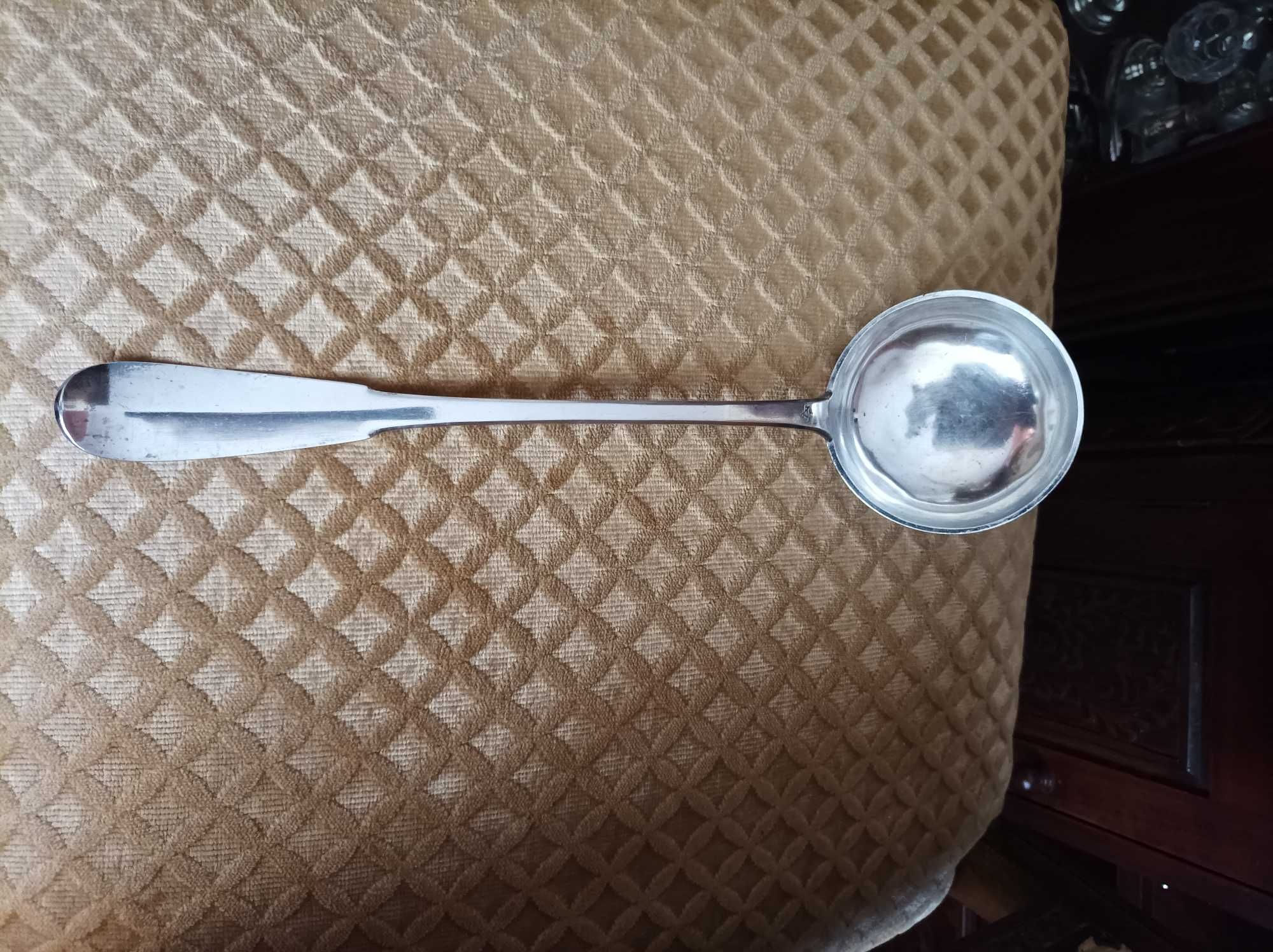 Chochla- łyżka wazowa srebro Pr 950 Vieillard 1809 rok XIXw 217 gr