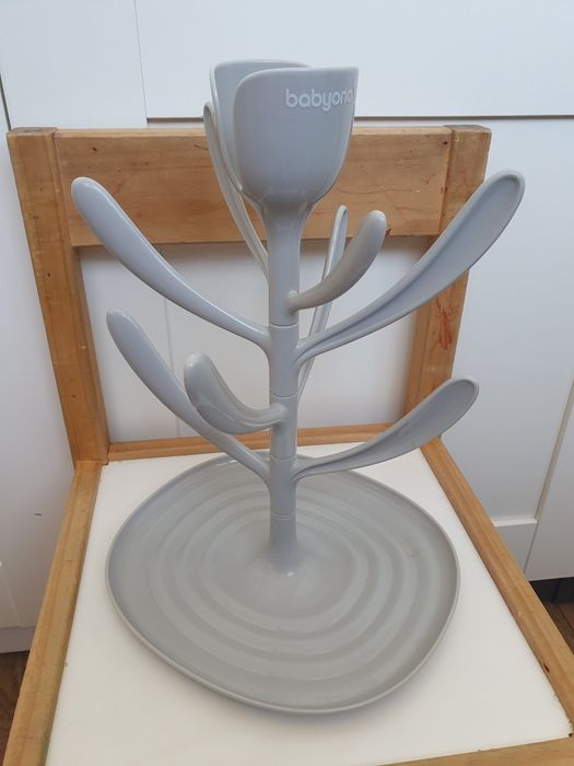 Babyono Tulip suszarka do butelek stojak na smoczki bibs