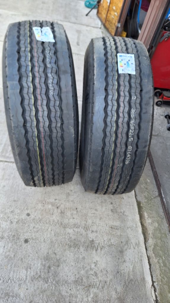 Nowe opony 385 65 r 22.5 naczepa Advance