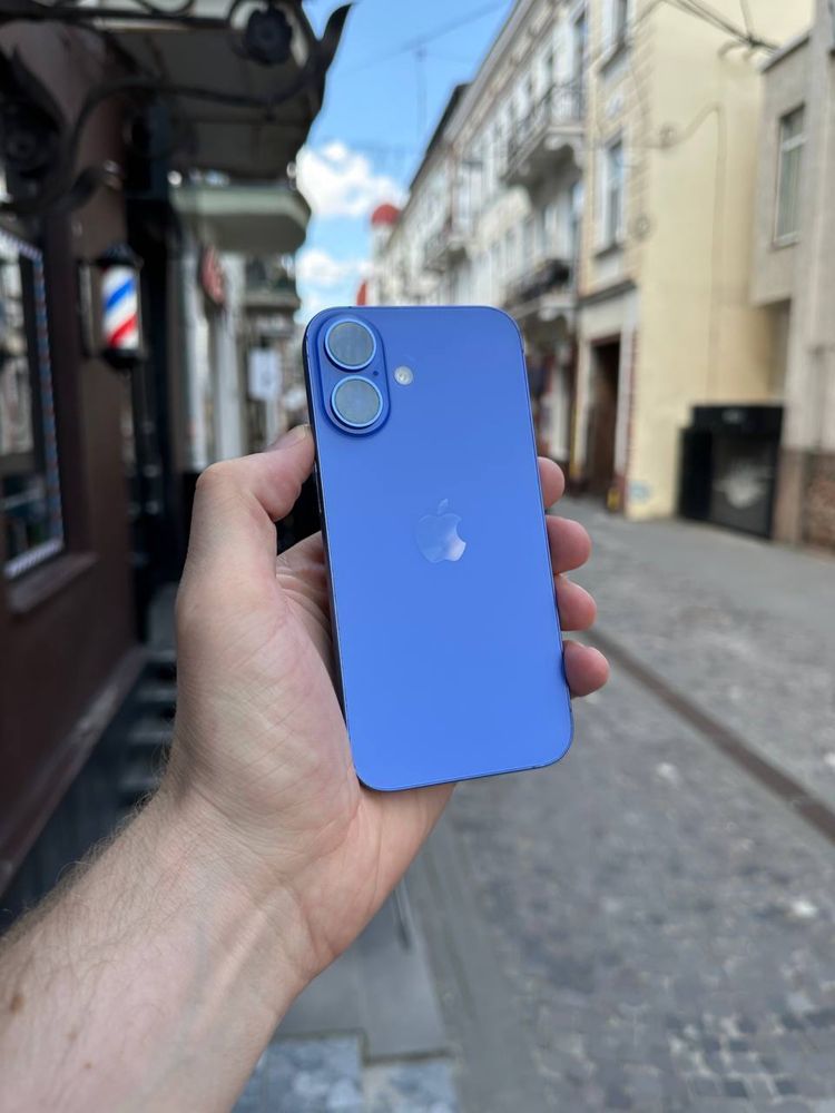 Apple iPhone 16 128gb Black Ultramarine Neverlock 100% акум Open Box