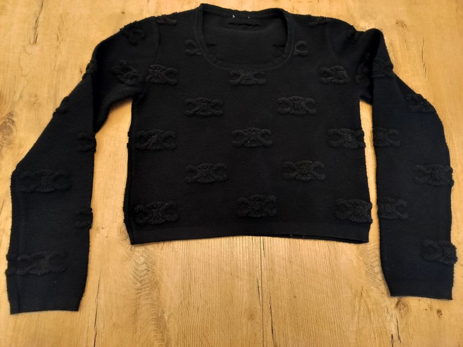 Czarna bluza sweter Celine M