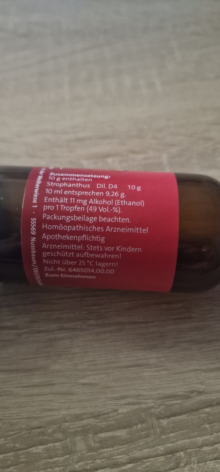 Strofantyna Hevert z Niemczech 100ml