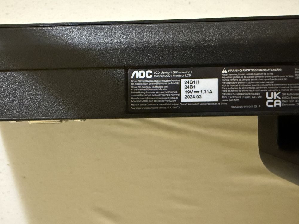 Monitor 24” 24B1H