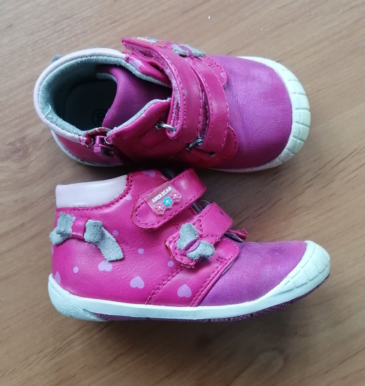 Różowe butki buciki botki dla dziewczynki r. 20