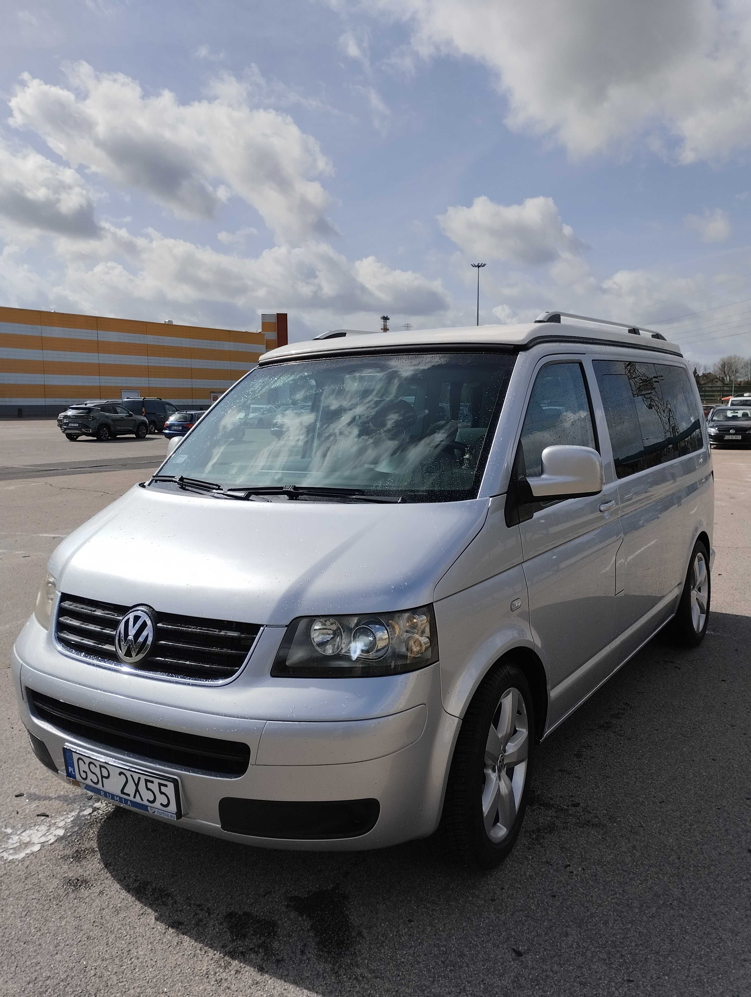 Vw T5 Multivan z dachem jak Westfalia California kamper