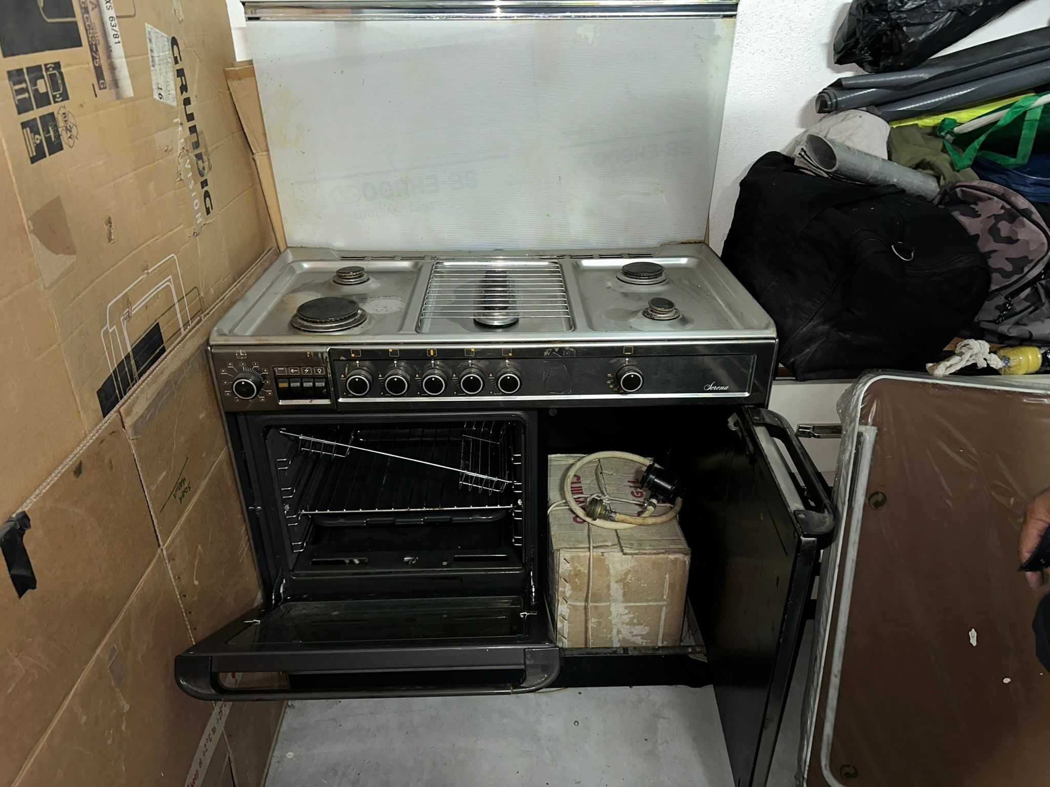 Fogão a bilha de gás com forno