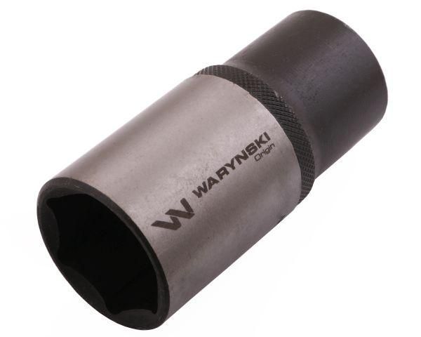 Nasadka sześciokątna 1/2". 30 mm. długa. CrV50BV30. DIN 3124. Waryński
