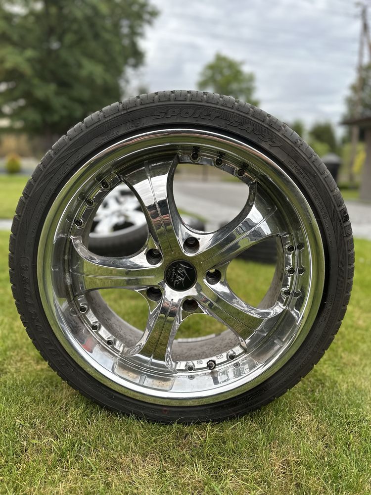Felgi chromowane Barracuda z oponami 18”