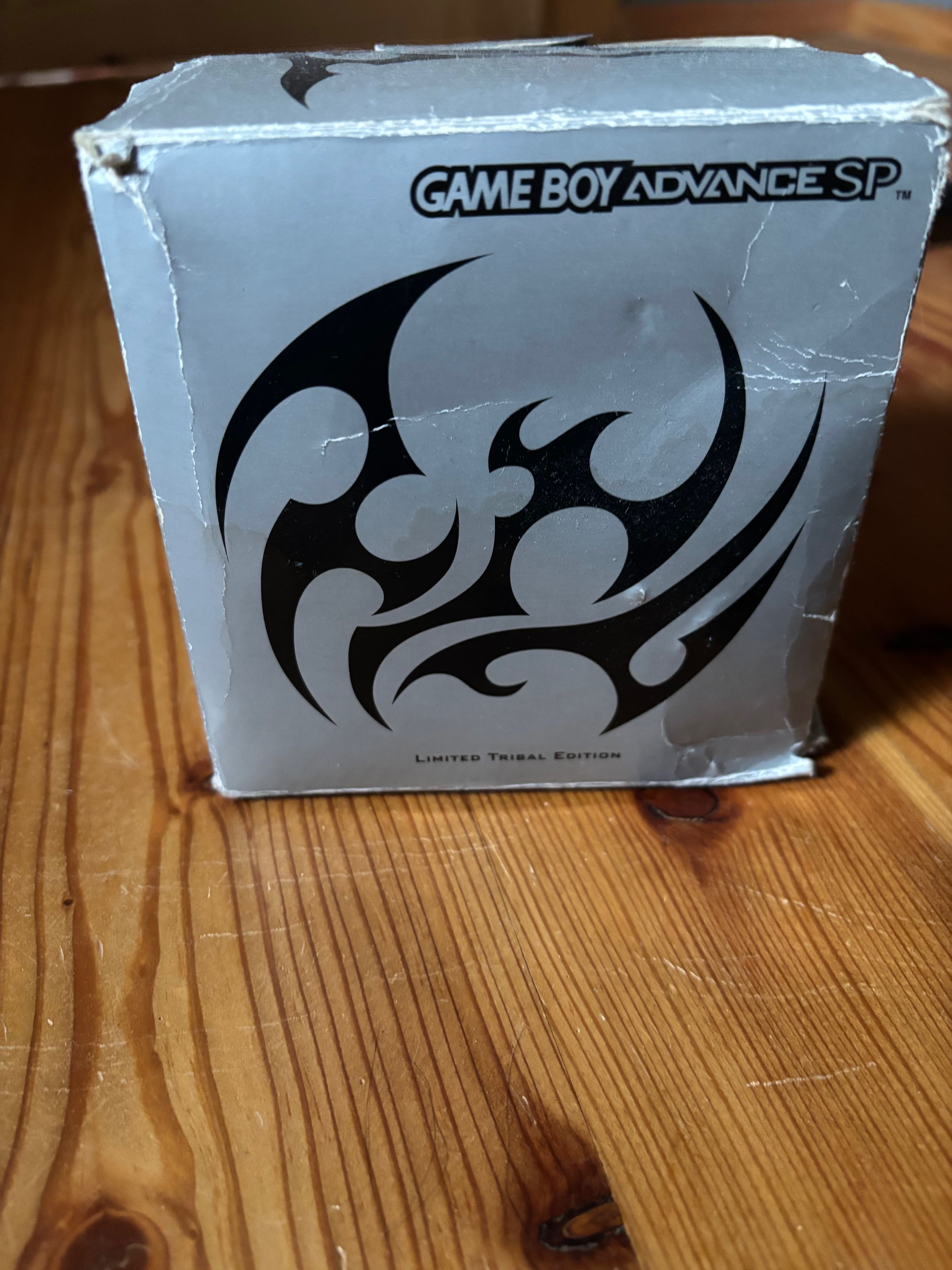 Konsola Nintendo GameBoy Advance SP limited tribal edition + gry