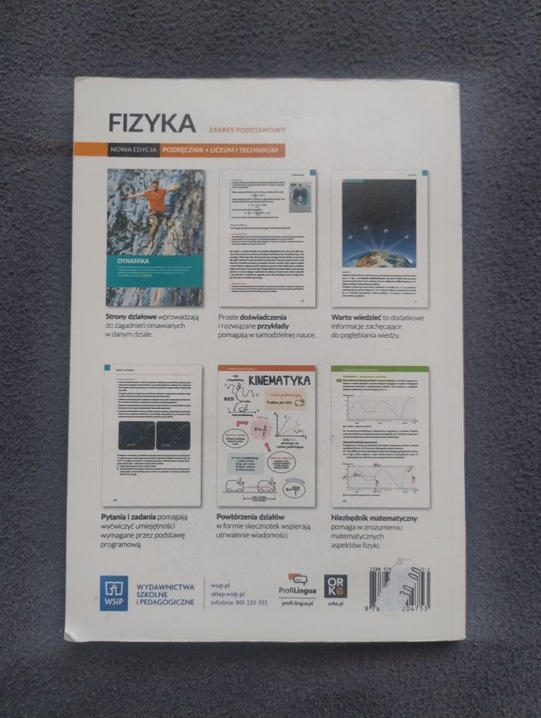 Podręcznik do fizyki 1 do 1 klasy liceum zakres podstawowy,