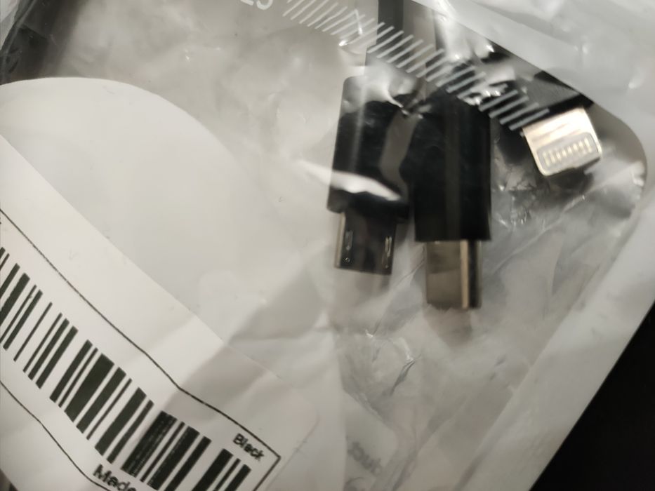 Kabel do ładowania trzy końcówki