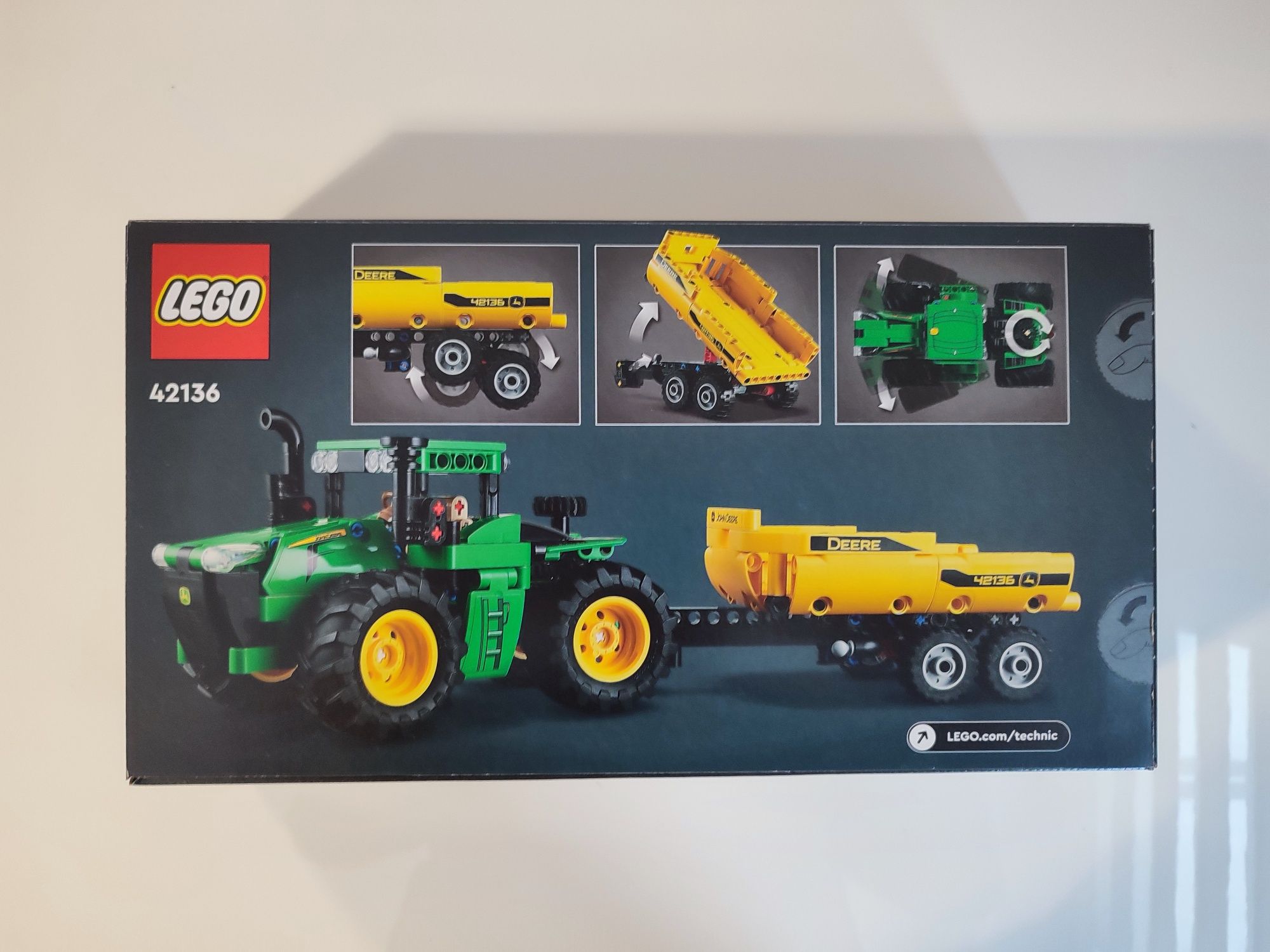LEGO TECHNIC John Deere 9620R Traktor 4WD 42136