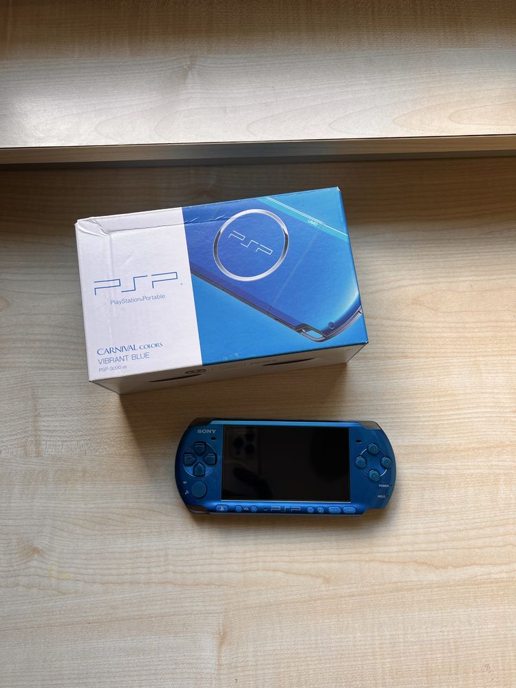 Konsola psp 3000, vibrant blue, piekny stan!