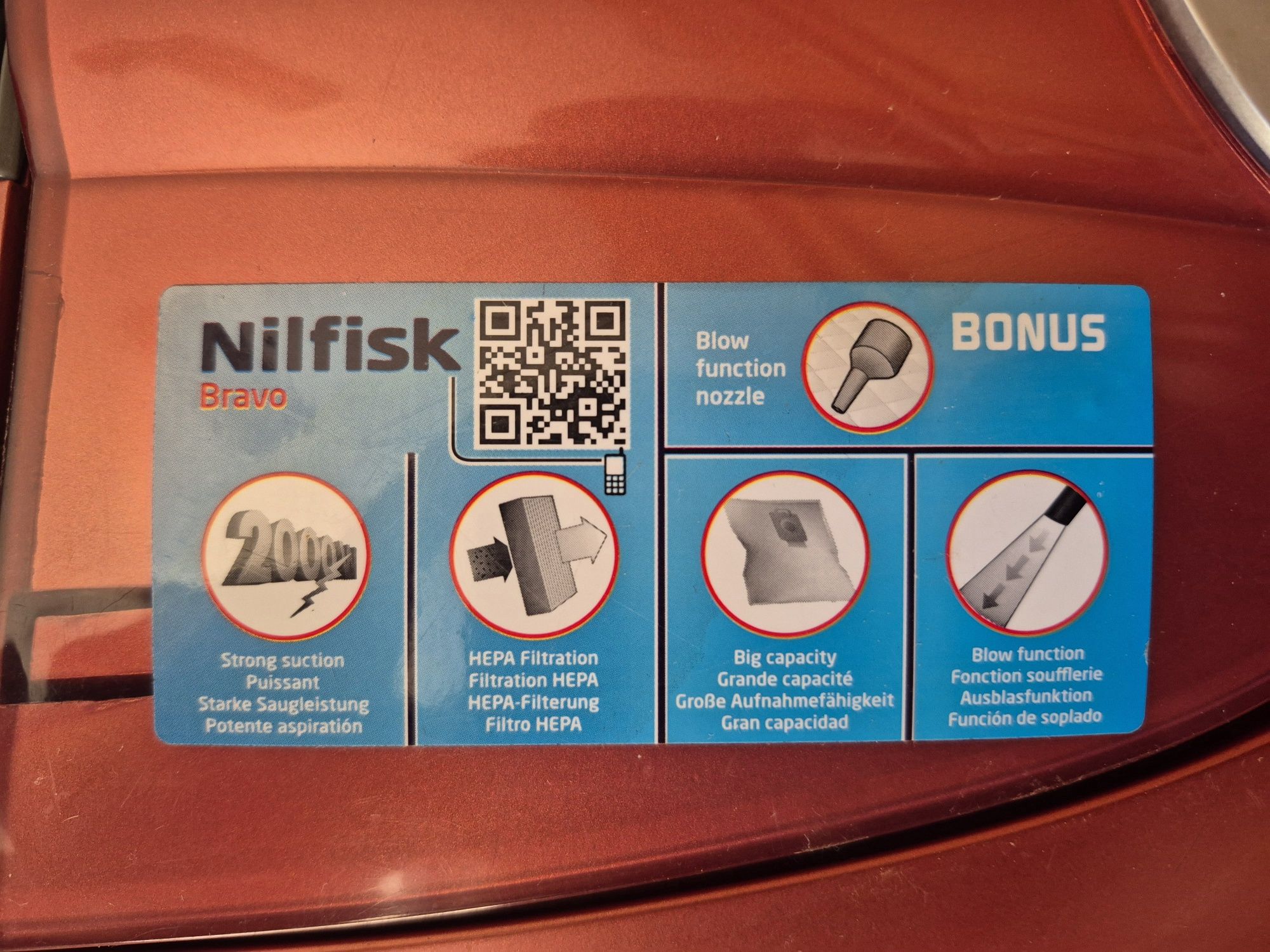 * Aspirador nilfisk 2000w