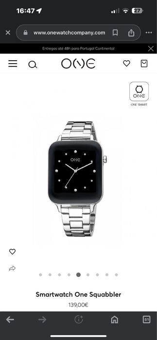 Smartwatch ONE NOVO na caixa NUNCA USADO