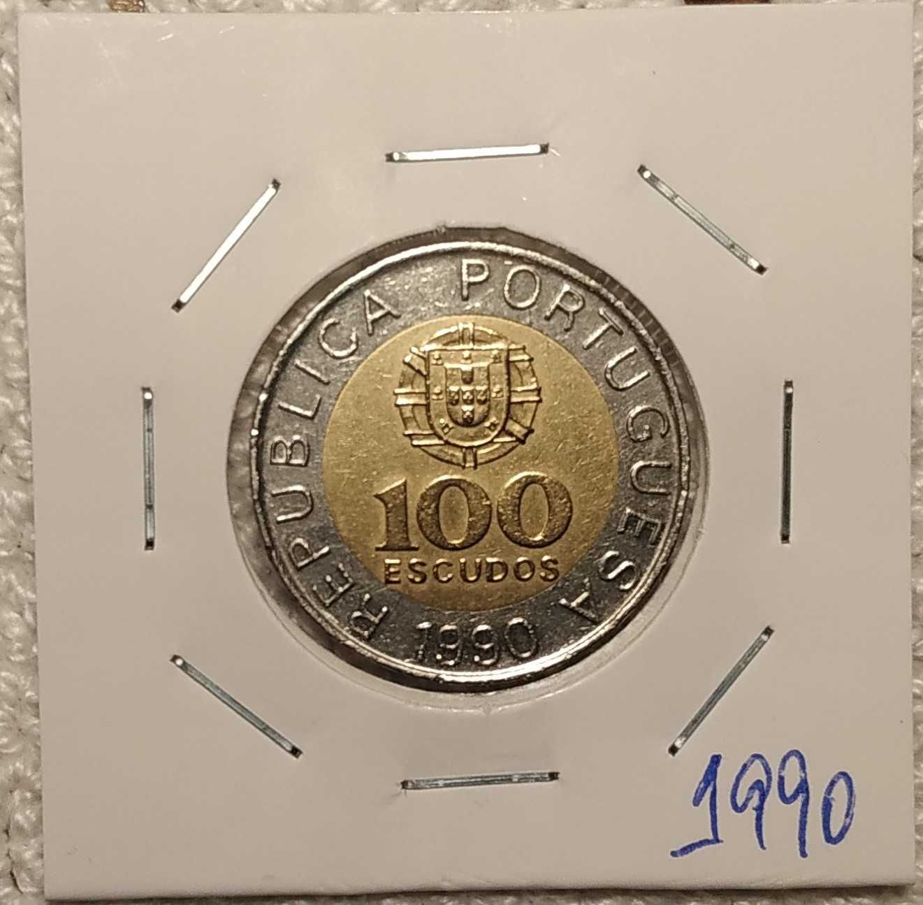 Portugal - moeda de 100 escudos de 1990