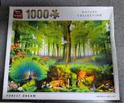 Puzzle 1000 peças ótimo estado Forest Dream