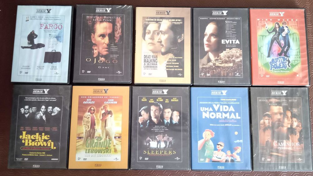 DVDs de filmes originais, lote 4, 10 un por 5€