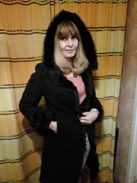 Итальянская, натуральная дублёнка  "PAULA"