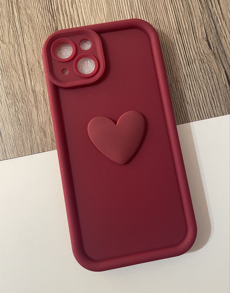 Etui 3D love heart na telefon iPhone 13