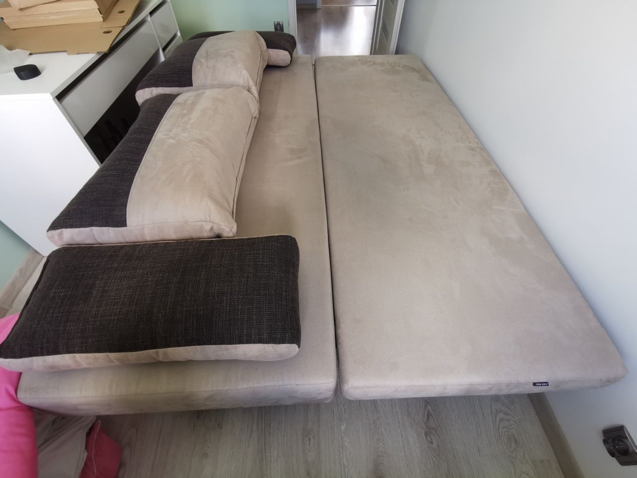 Łóżko kanapa w dobrym stanie nowoczesny styl