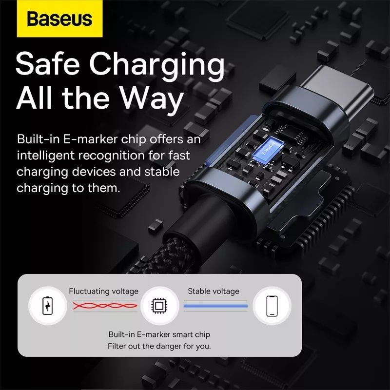 Кабель зарядки Baseus 100w Type C to Type C