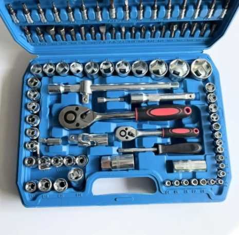 Набір інструментів zhongxin 108 шт — сталь, тріскачки 1/4", 3/8", 1/2"