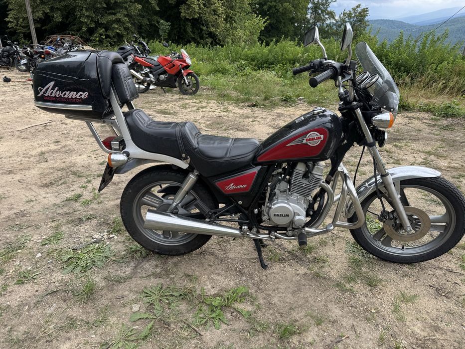 Daelim VC 125 Advance lekko uskzodozny choper cruiser