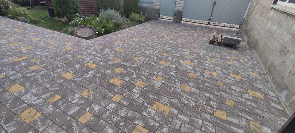 Бруківка вібропресована Плац 4.5см , 6 см