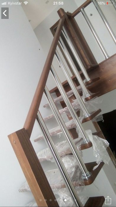 Сходи з дерева виготовлення та монтаж. Лесницы.