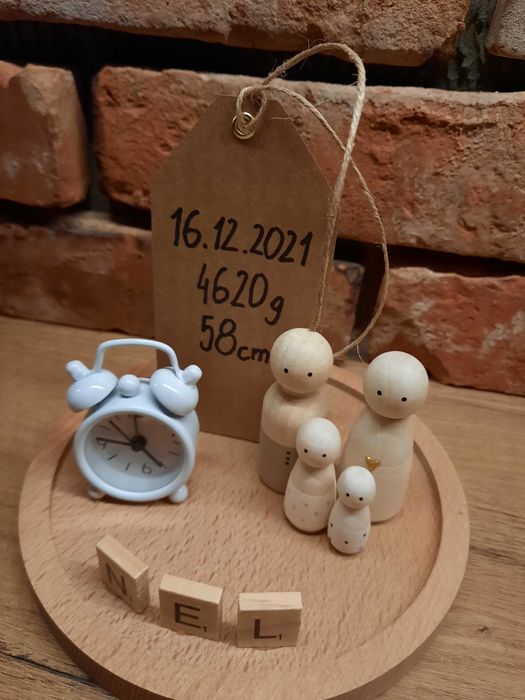 Metryczka w szklanej kopułce