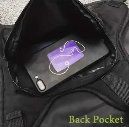 Bolsa tiracolo de peito Streetwear com 2 bolas