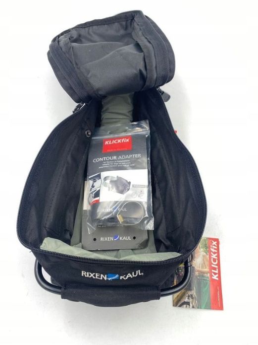 outlet sakwa rowerowa tylna klickfix contour magnum czarna 0217-ms 8l